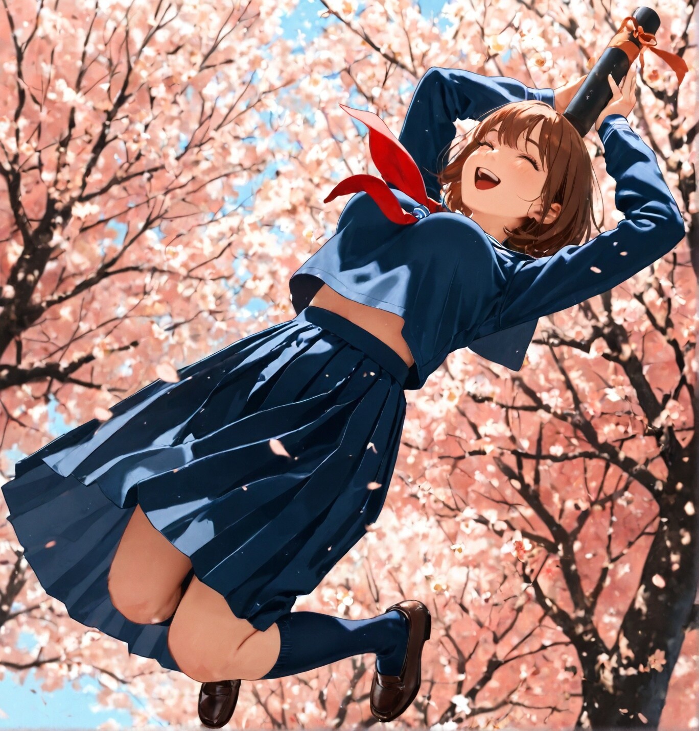 嬉しさジャンプ | の人気AIイラスト・グラビア