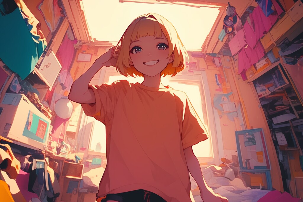 マッシュカットの子✨72