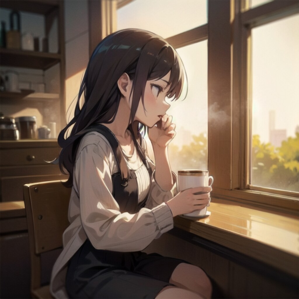 朝のコーヒー