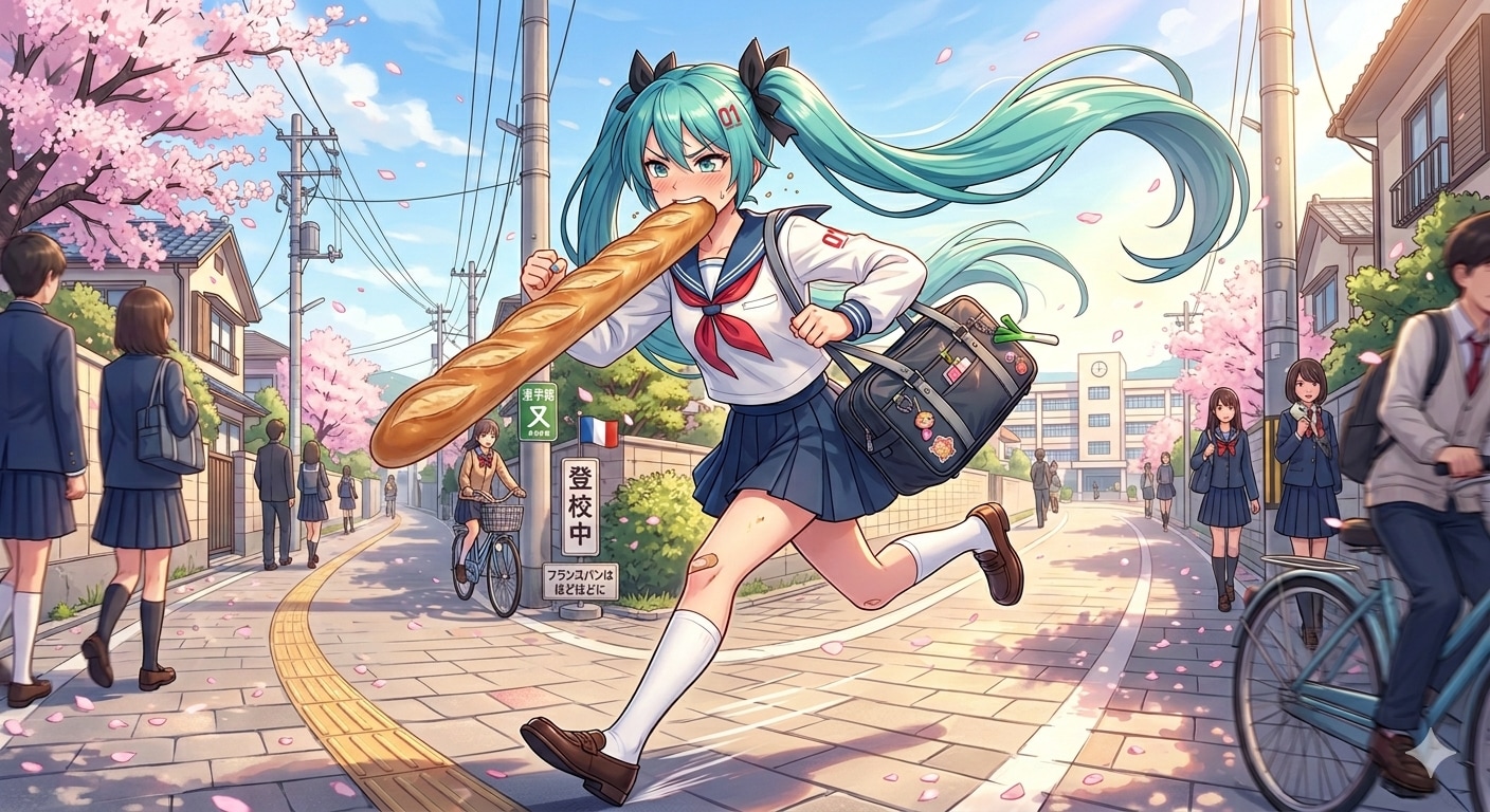 あっ！ミクさん ヾ(￣∇￣;)そのパンじゃないよ