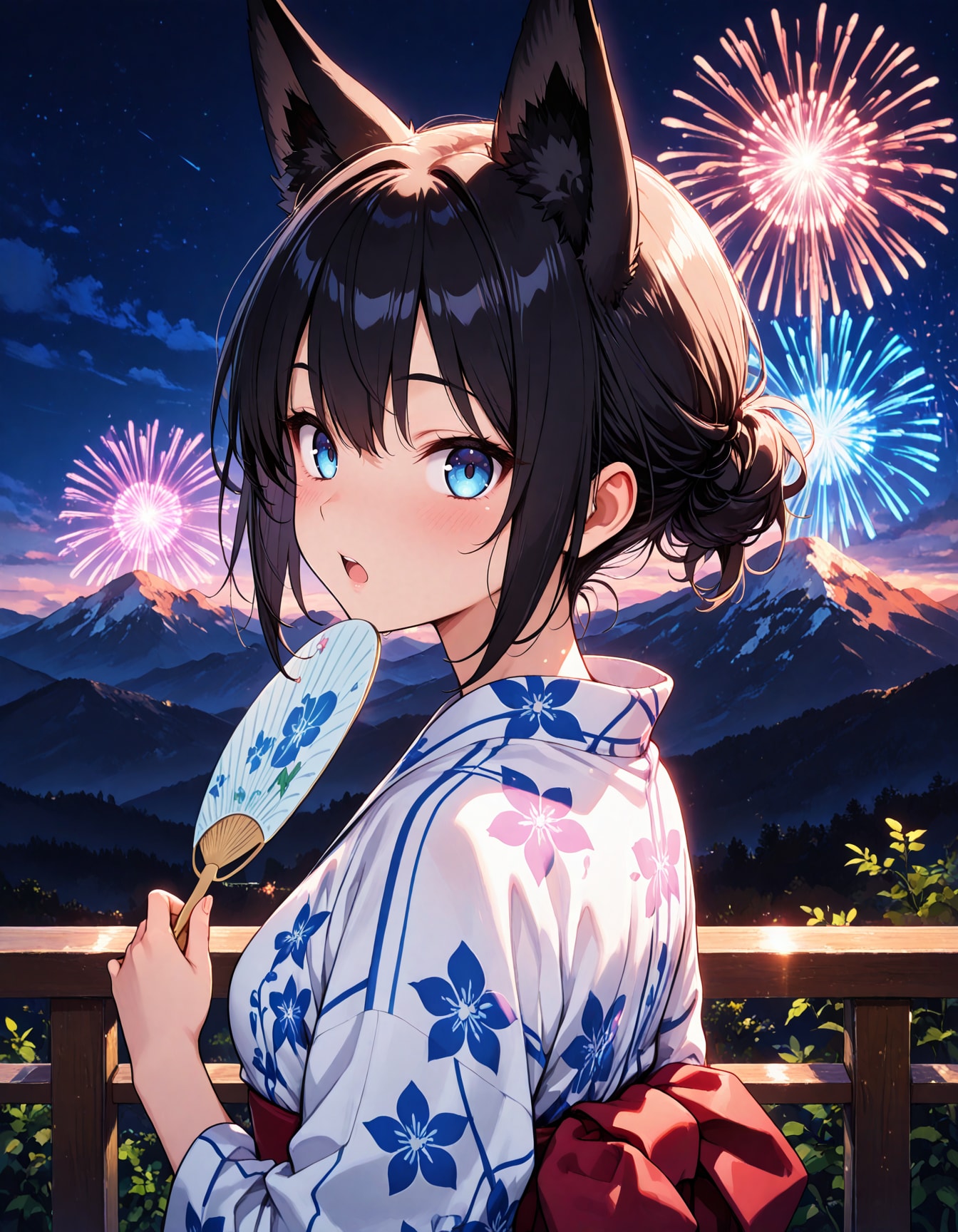 花火に消された言葉 | の人気AIイラスト・グラビア