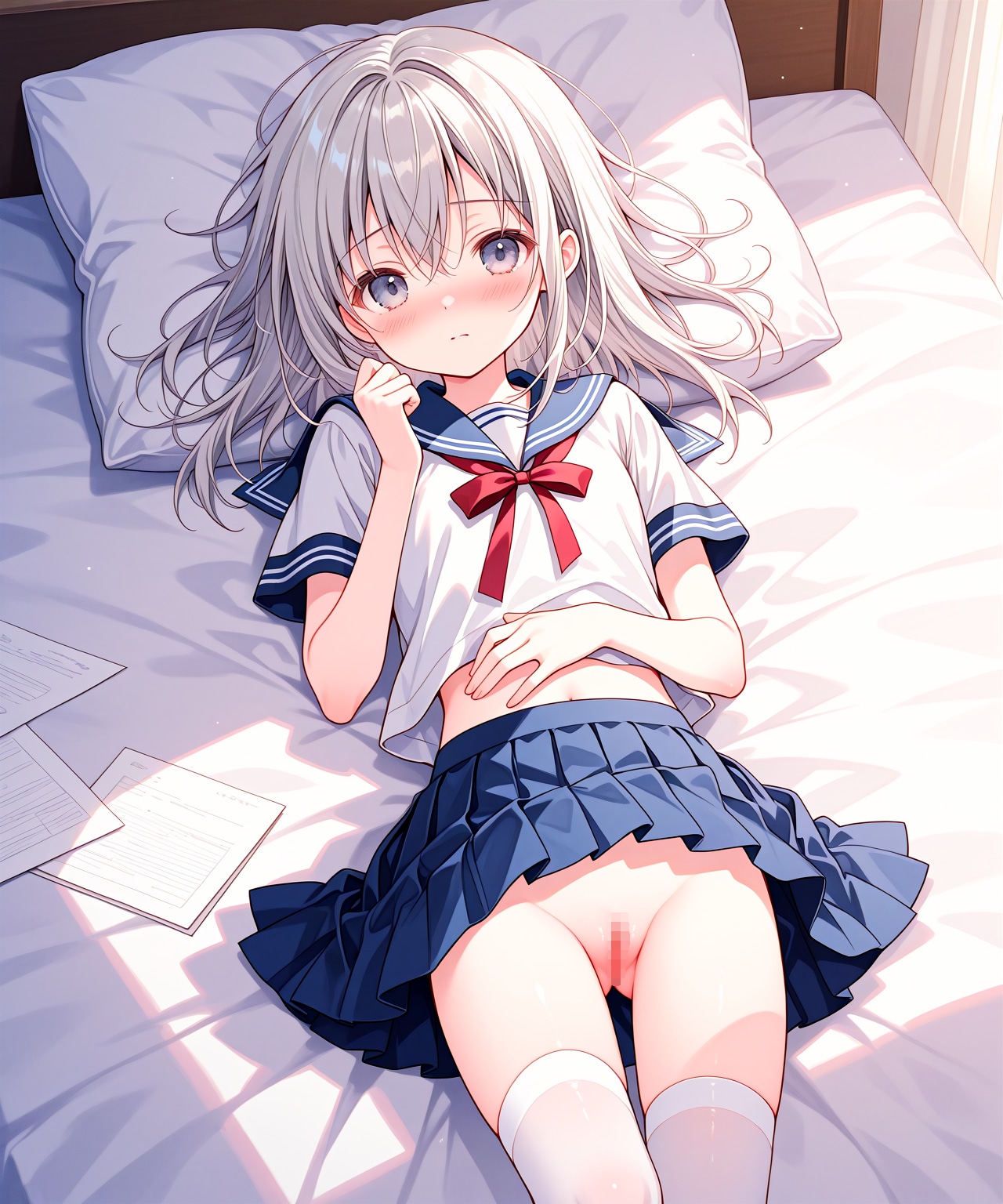 銀髪少女 (12) #R18