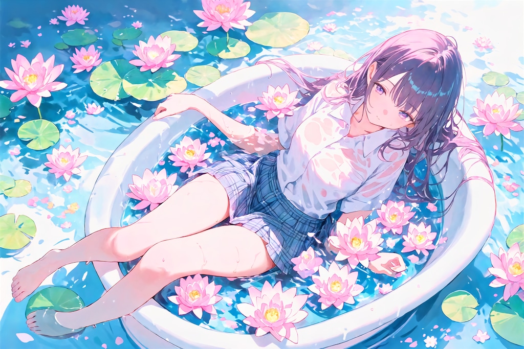 睡蓮のバスタブ