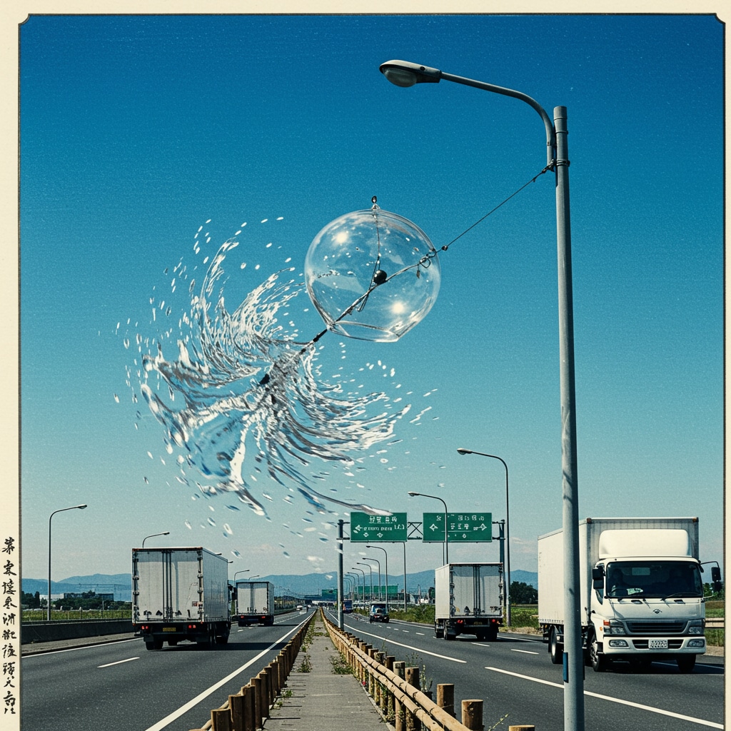 高速道路轟音風鈴画像