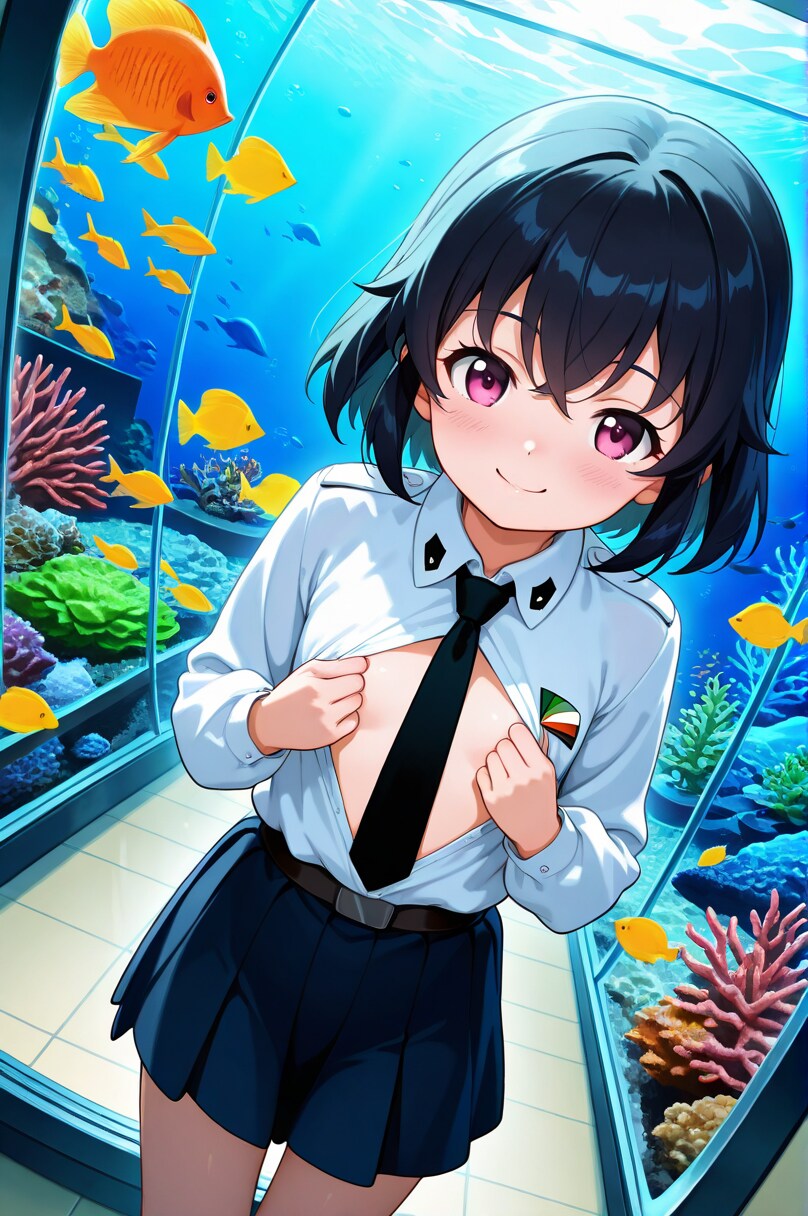 あどけなさと制服。