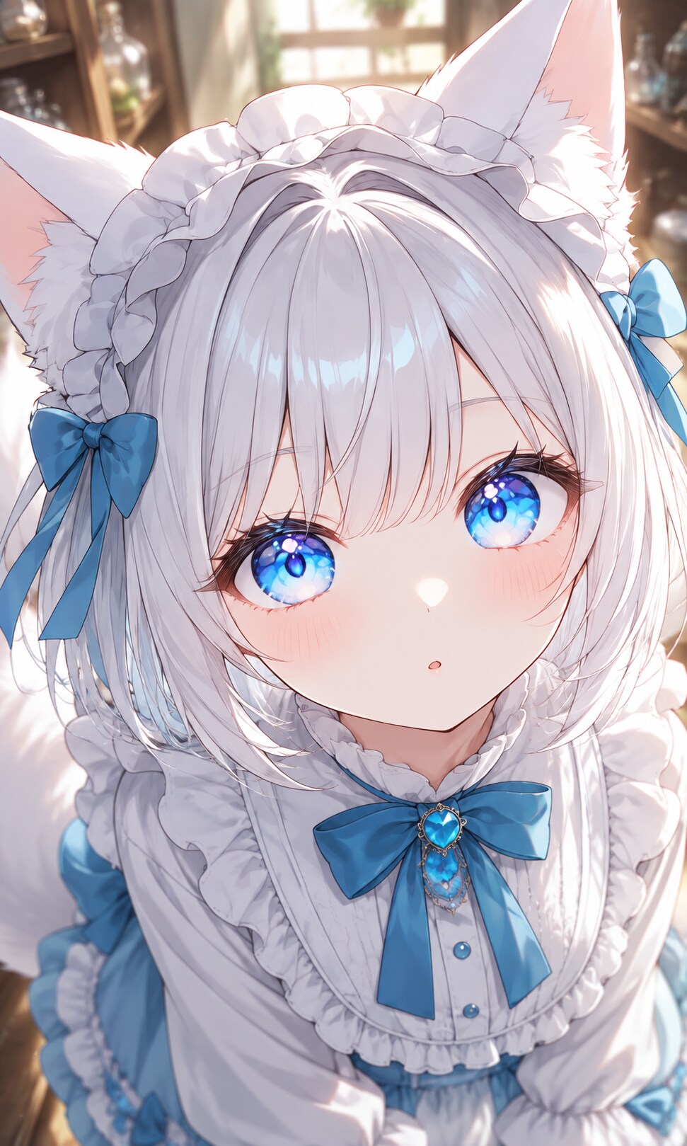 看板娘撮影至近距離 | の人気AIイラスト・グラビア