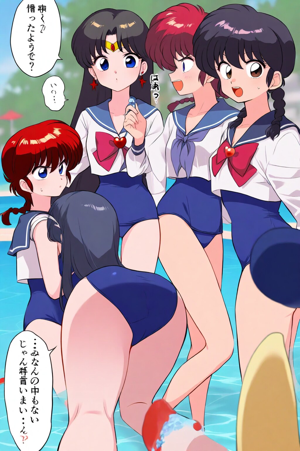 レイちゃんinらんまの学校