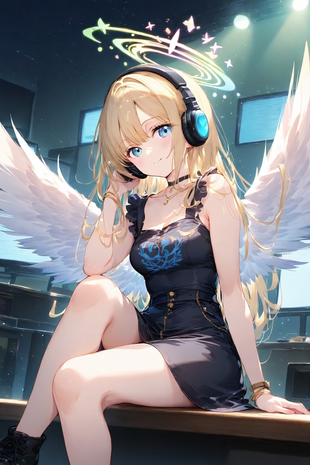 天使の髪を長くしてみました。