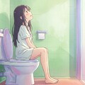 無知ゆえ、洋式トイレに戸惑う少女 10枚目