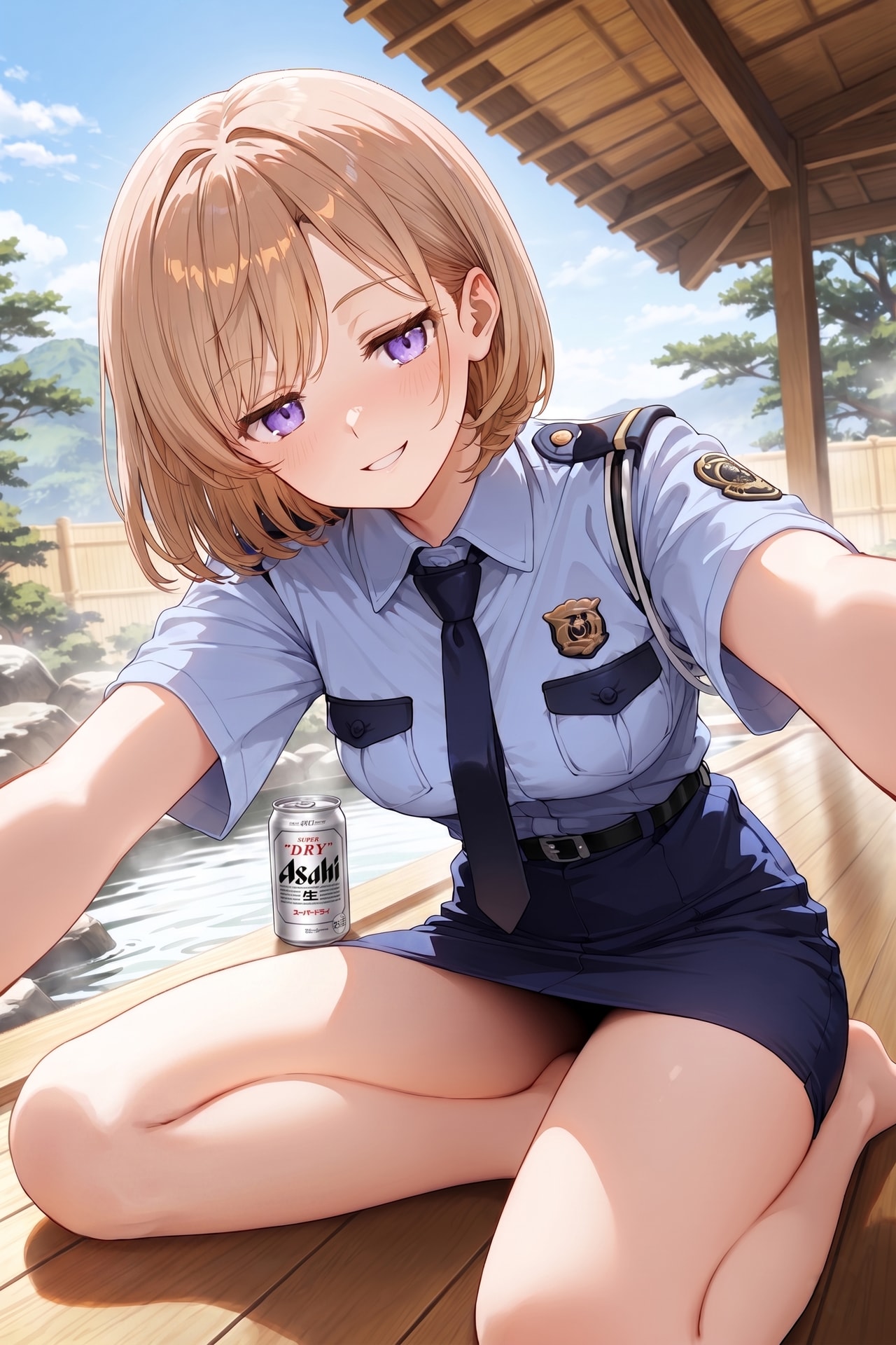 ジト目婦警さんとビール ～乾さつきのドライな日常～ Z605
