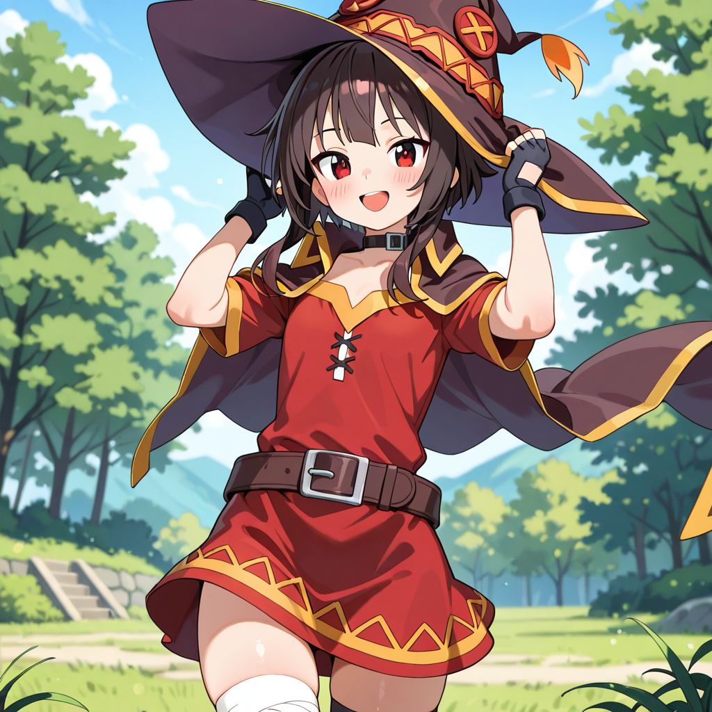 初めて投稿した作品はめぐみんでした！！