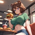 バーガー 2枚目