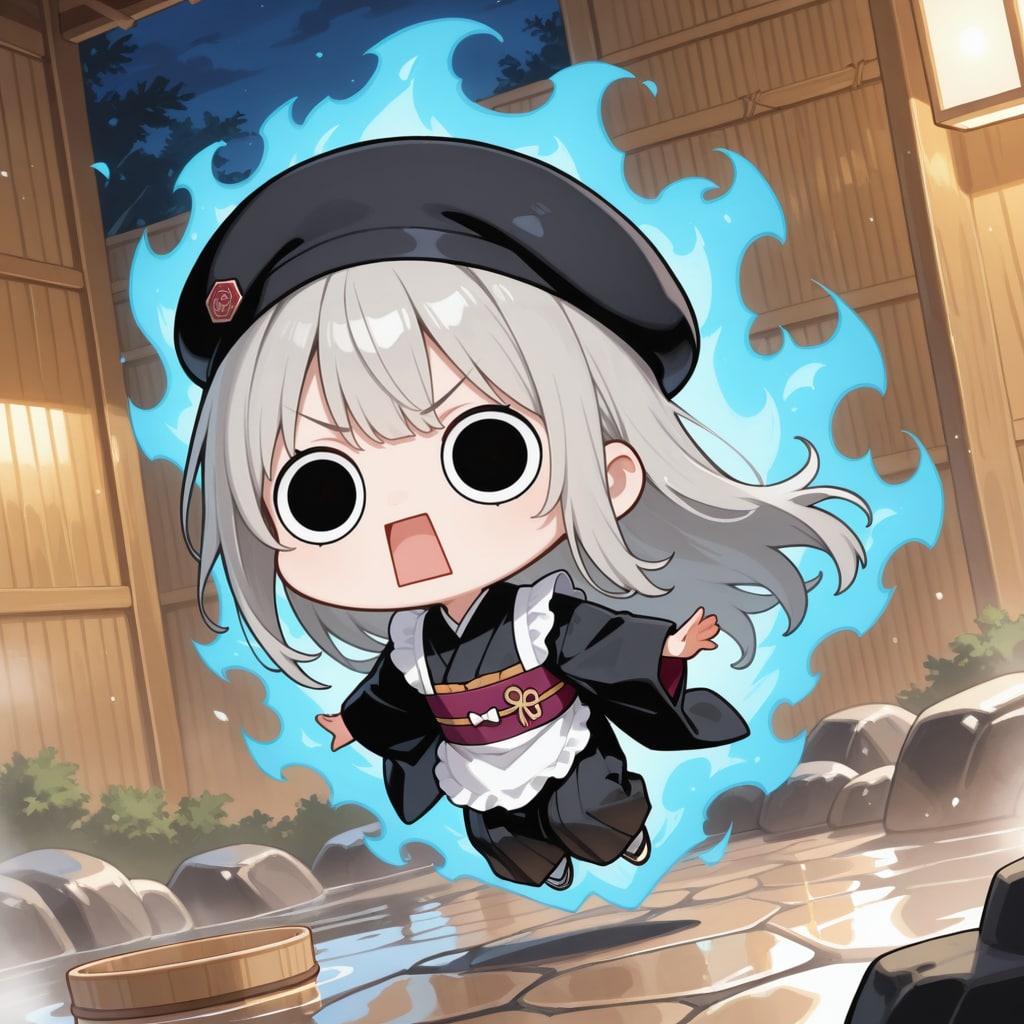 温泉旅館でオーラを放ち始めてしまいよったえらいこっちゃ嬢