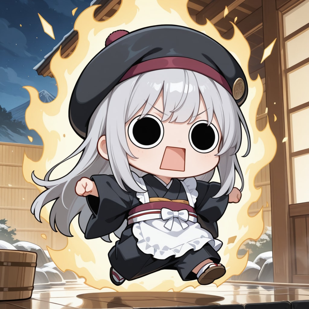 温泉旅館でオーラを放ち始めてしまいよったえらいこっちゃ嬢