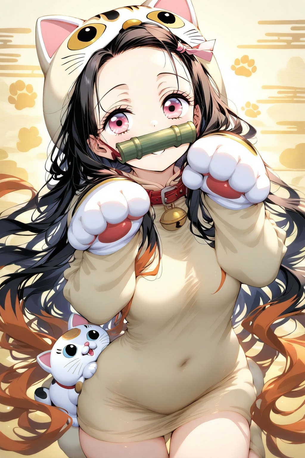 招き禰豆子にゃん