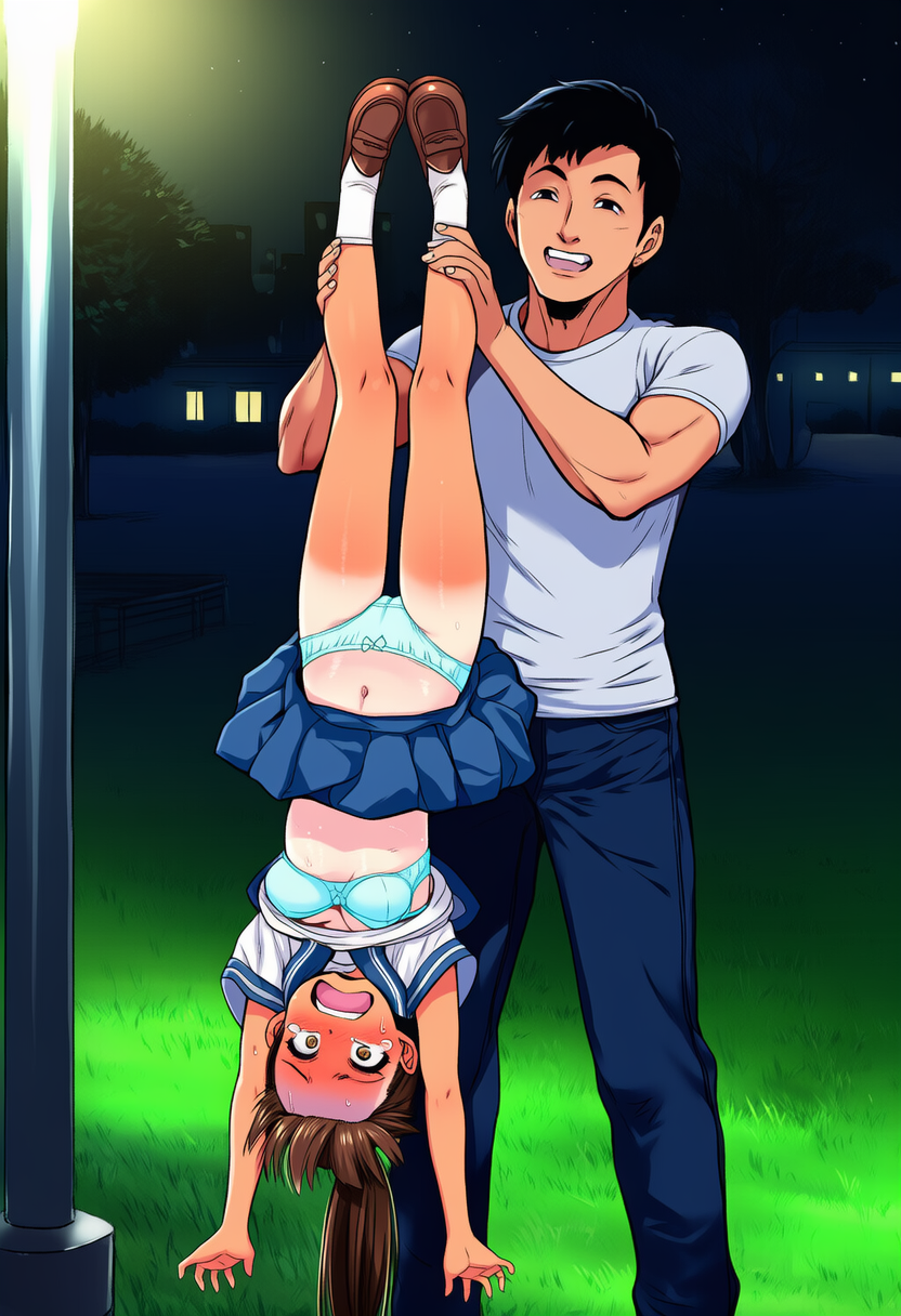 もう下ろして！許して！