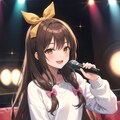 友達とカラオケに来たなごみちゃん(っ˙˘˙)っ🎤💛 2枚目