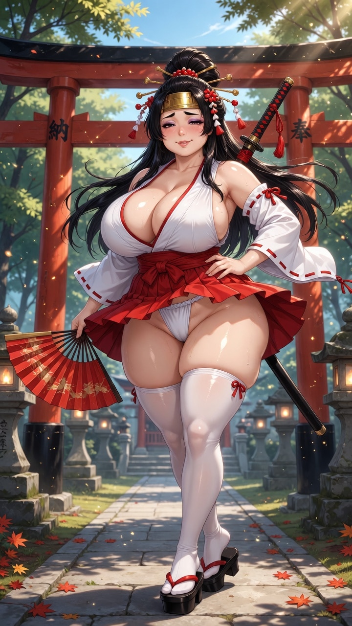 色々なムチムチ巫女その②