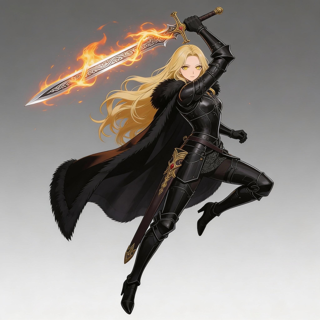 神葬・ブラウドとエリザベス。（ブロンドの女騎士さん895）