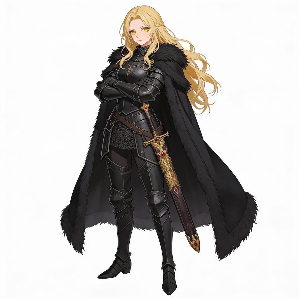 神葬・ブラウドとエリザベス。（ブロンドの女騎士さん895）