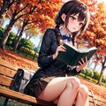 【二次元】読書の秋 2枚目