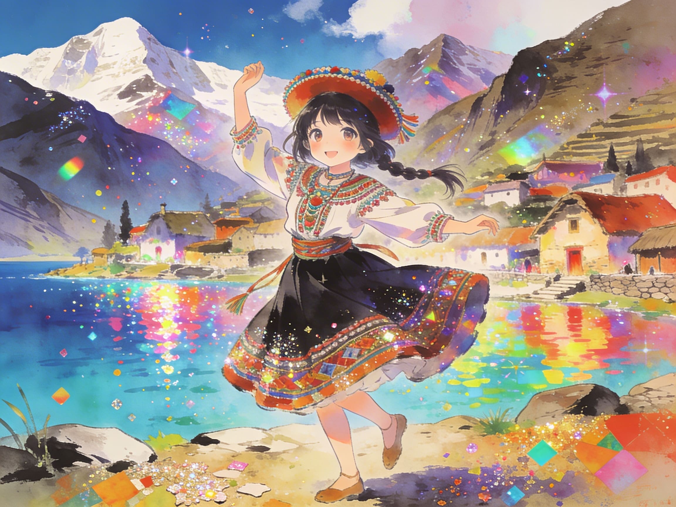 アンデスの麓3 | の人気AIイラスト・グラビア