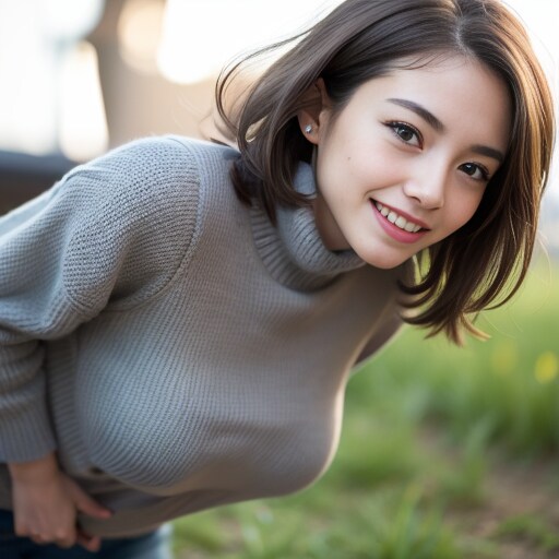 まえかがみおねえさん
