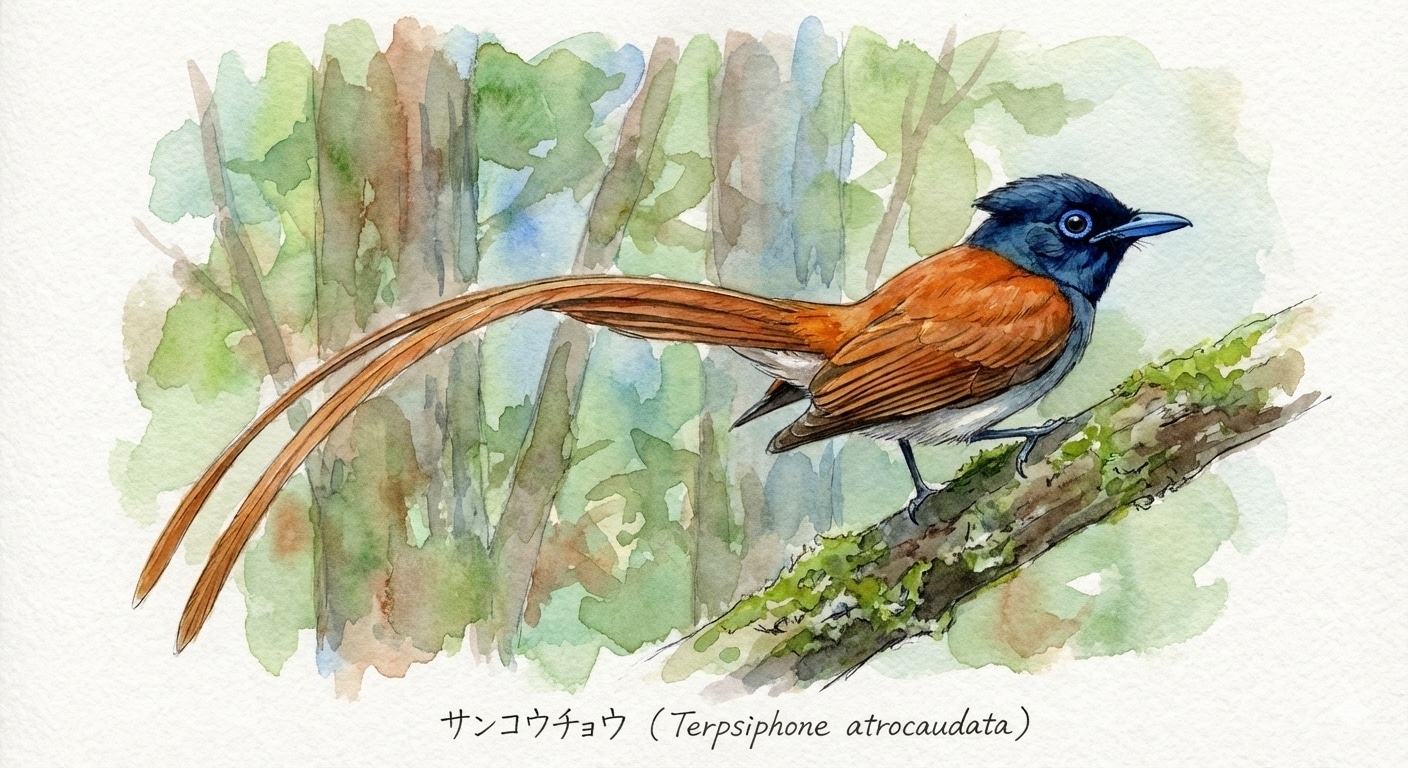 鳥(水彩画)(Gemini)(77) | の人気AIイラスト・グラビア