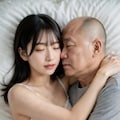 仲良し父娘、お父さんと娘は何歳まで一緒に寝ますか？ 2枚目