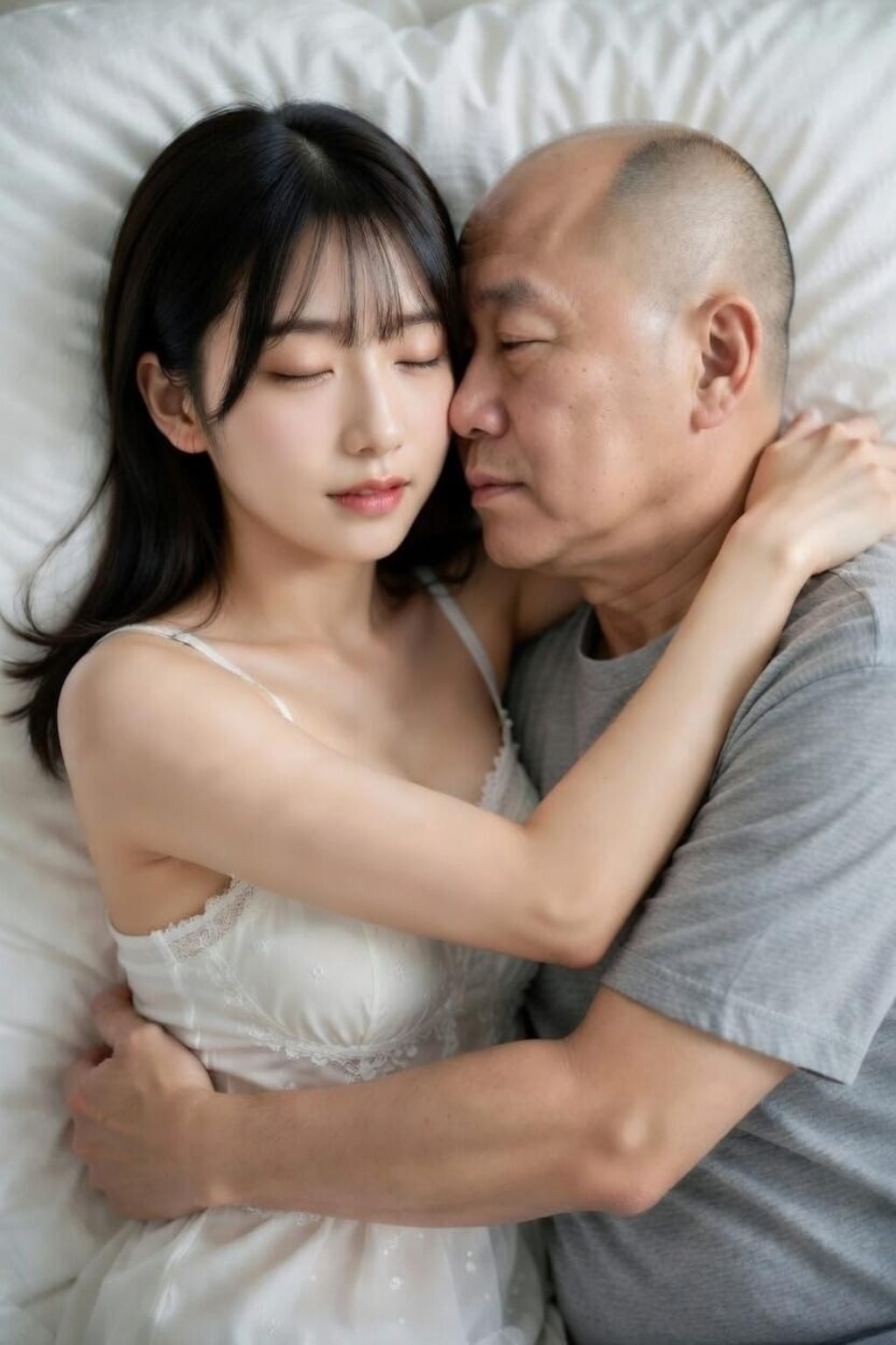 仲良し父娘、お父さんと娘は何歳まで一緒に寝ますか？