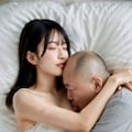 仲良し父娘、お父さんと娘は何歳まで一緒に寝ますか？ 10枚目