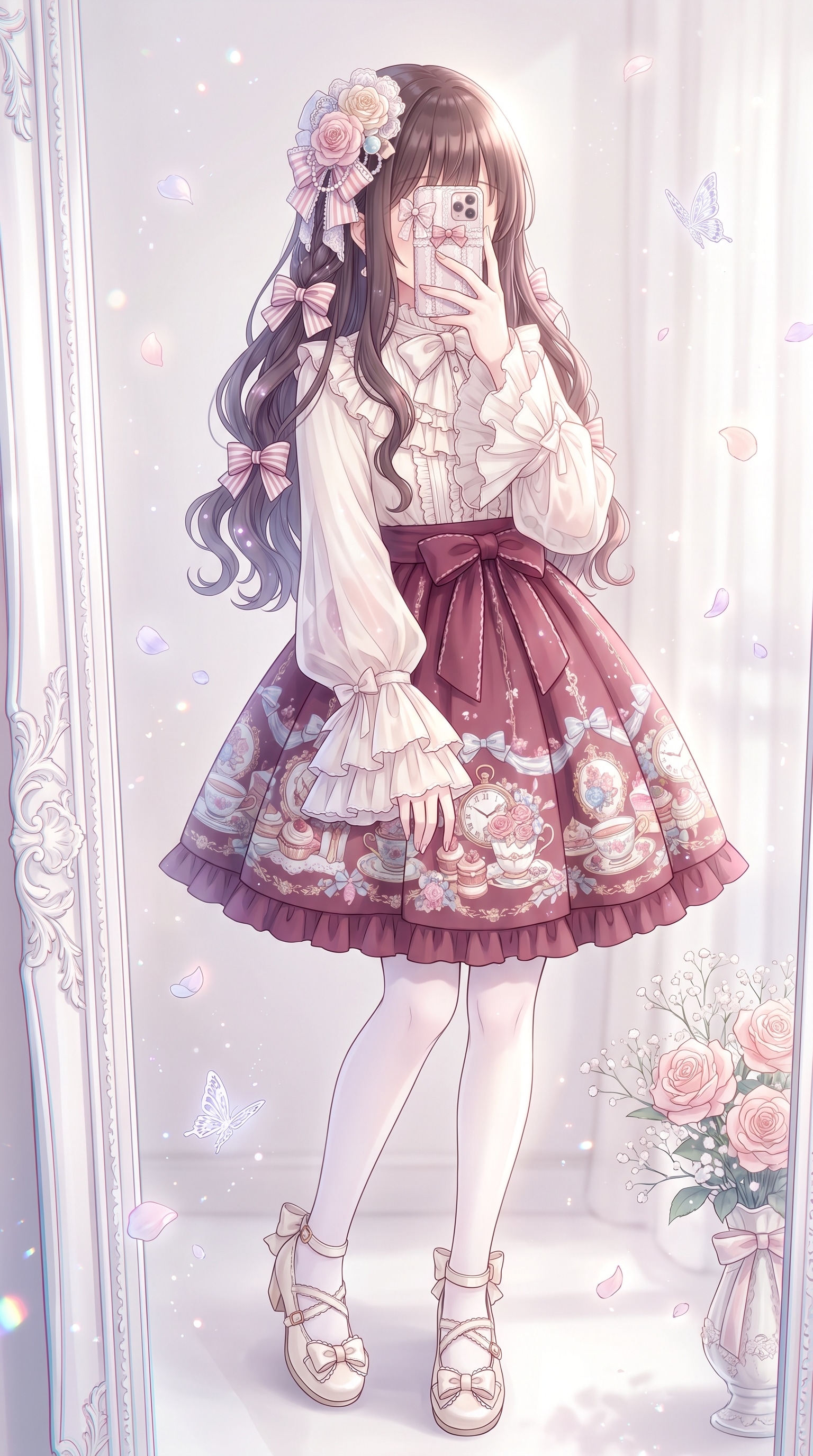 白薔薇綺譚の鏡影 | の人気AIイラスト・グラビア