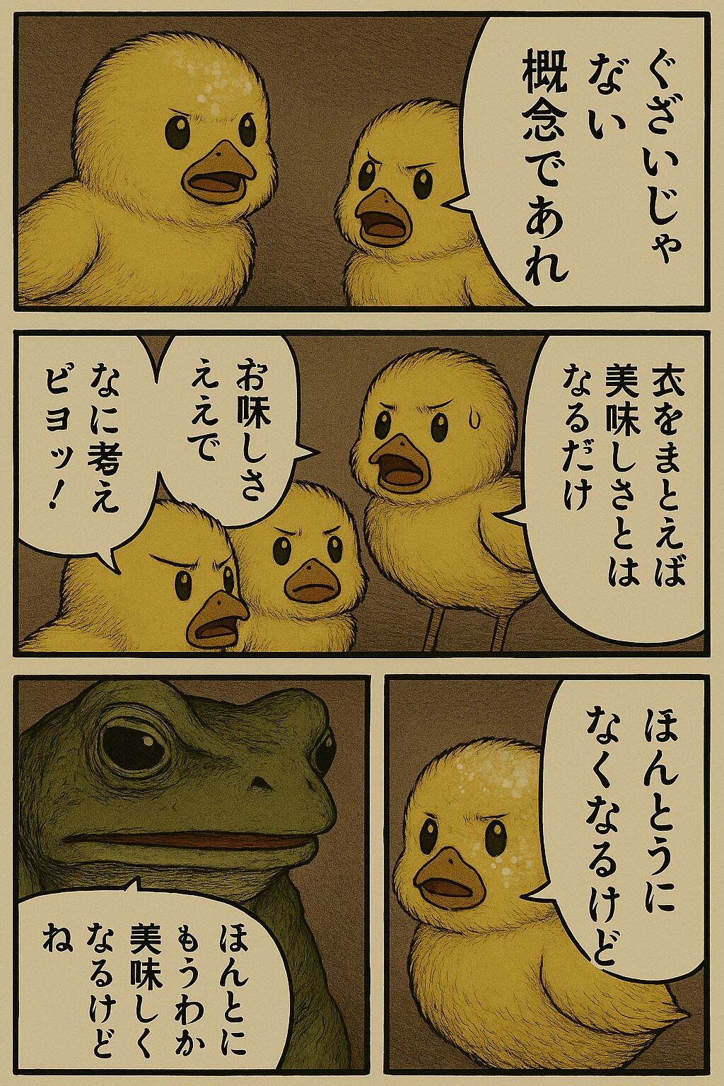 ひよこvsくにへかえる