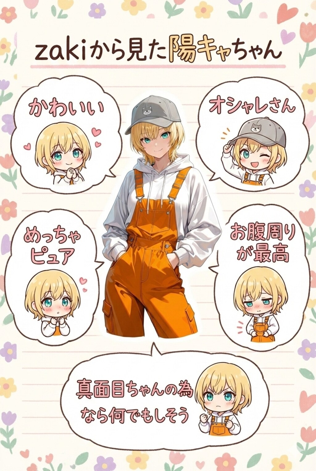 zakiから見た陽キャちゃん✨