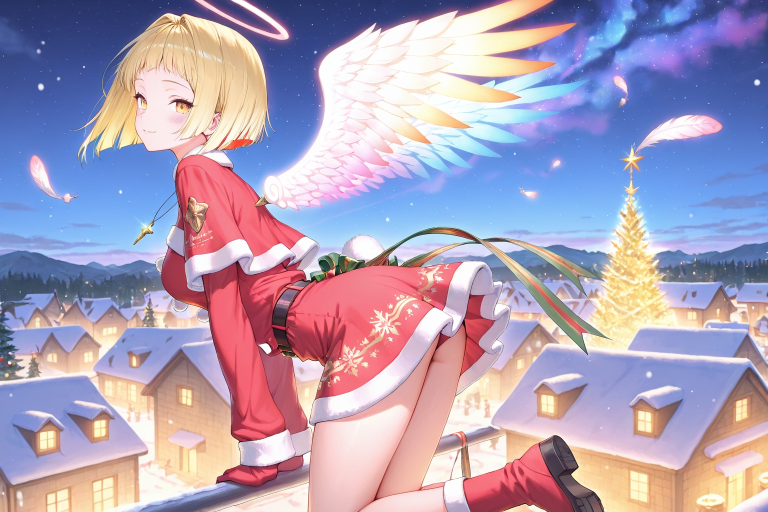 エンジェルサンタ① | の人気AIイラスト・グラビア