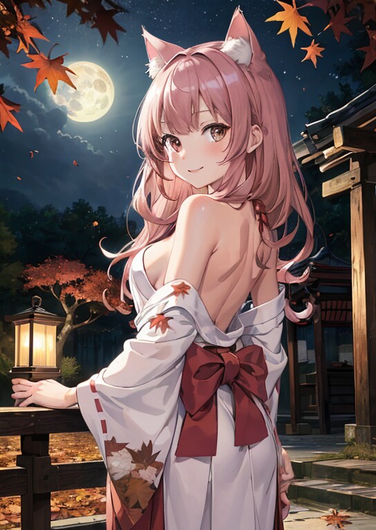綺麗な月でございますよ