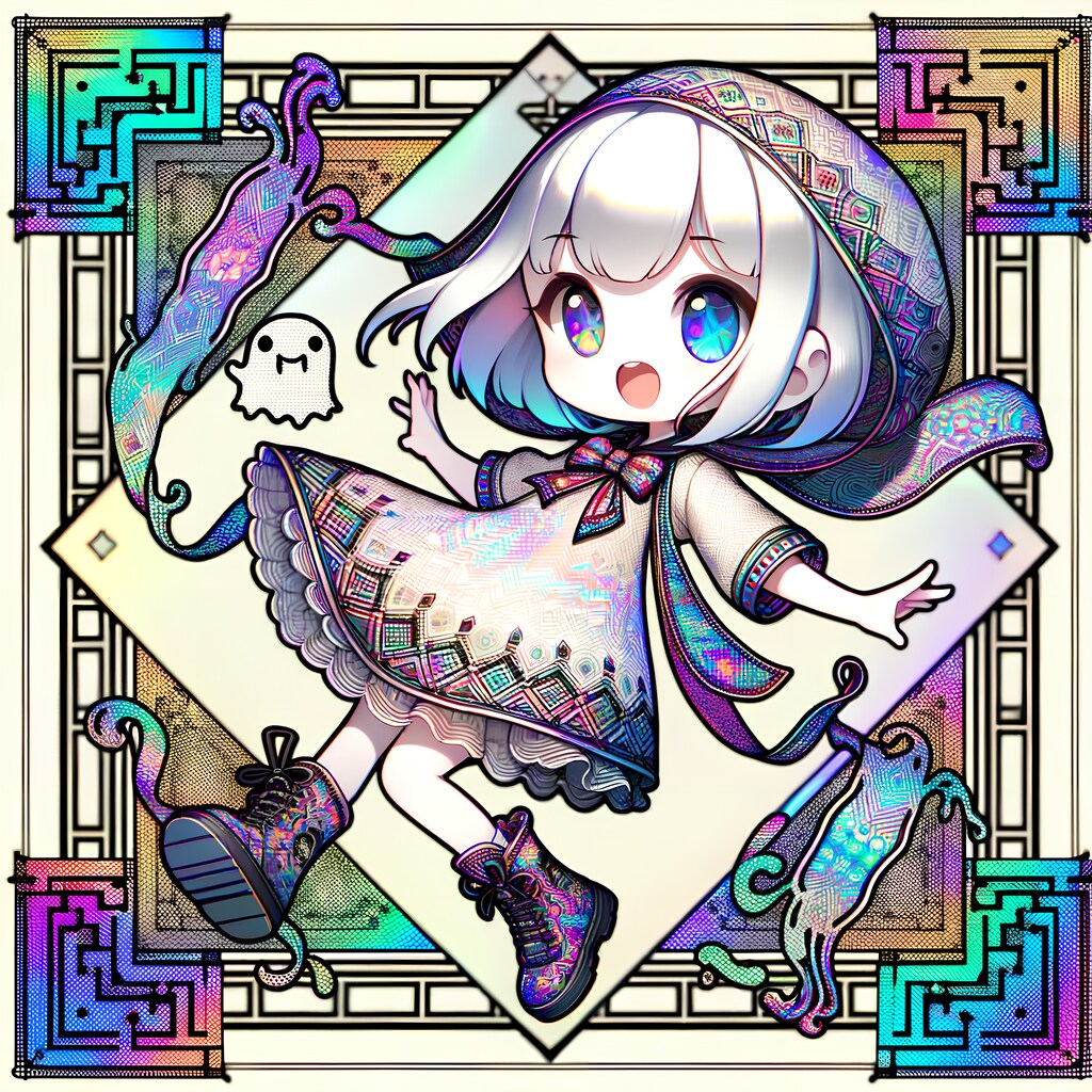 カラフルおばけ