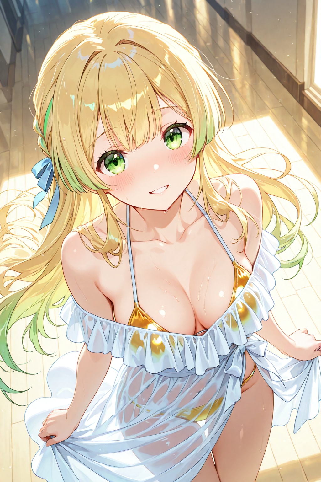 ねぇ、どうかな？ …可愛いってちゃんと言って？♡