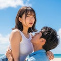 人目も憚らずいちゃつく 4枚目