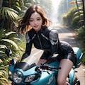バイクで疾走🏍 4枚目