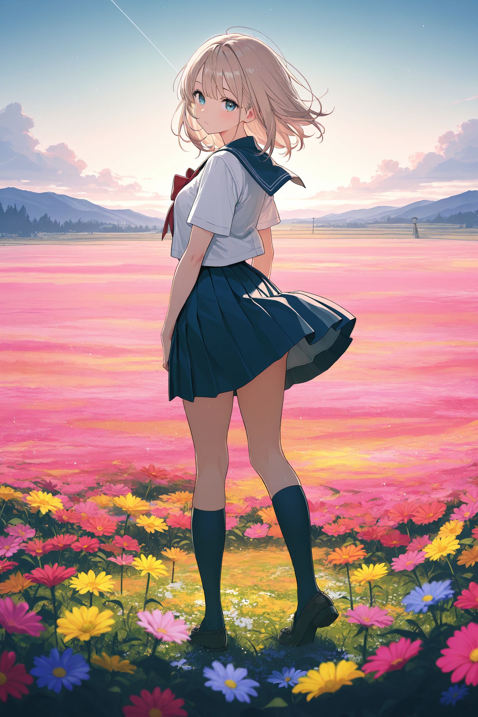 茜色の約束 | の人気AIイラスト・グラビア