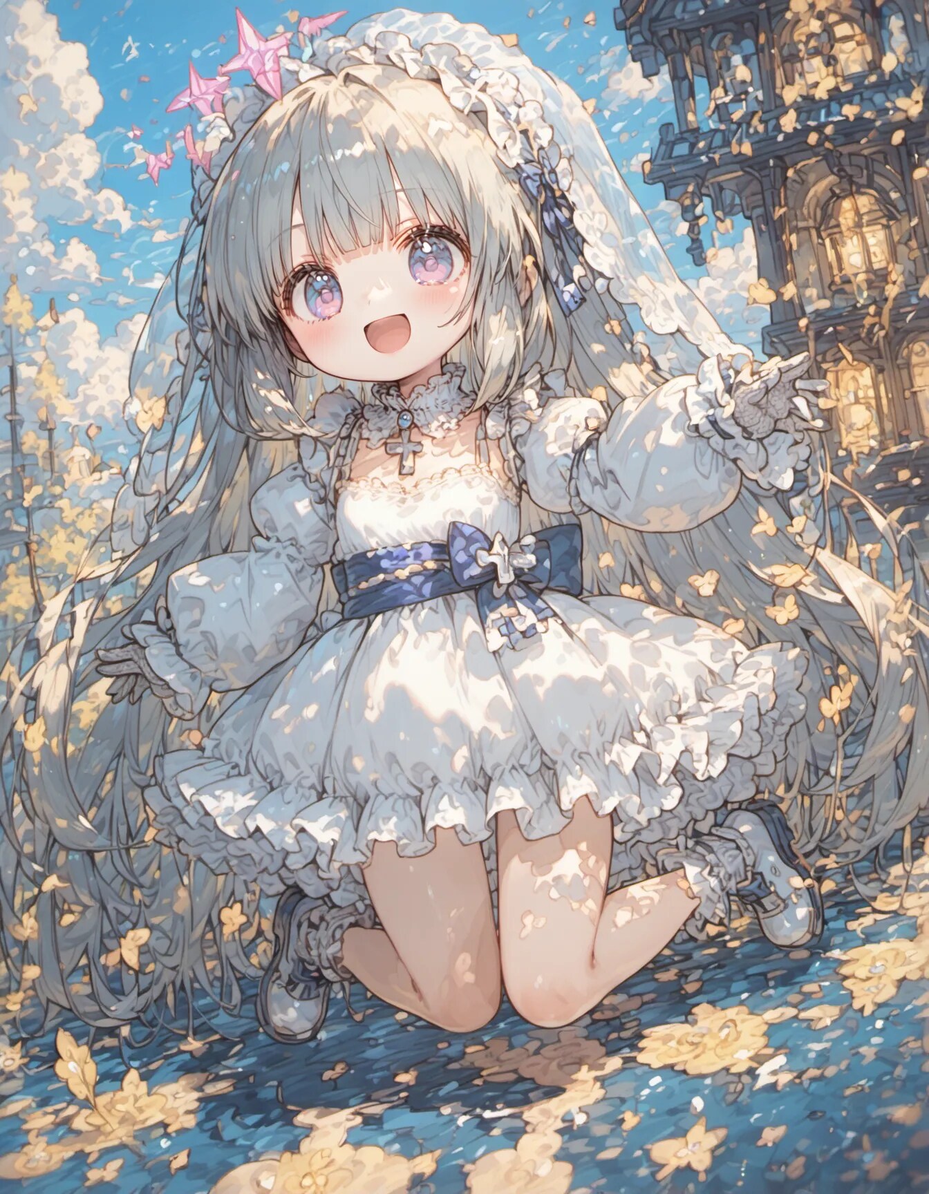Blooming Smile of the Little Bride