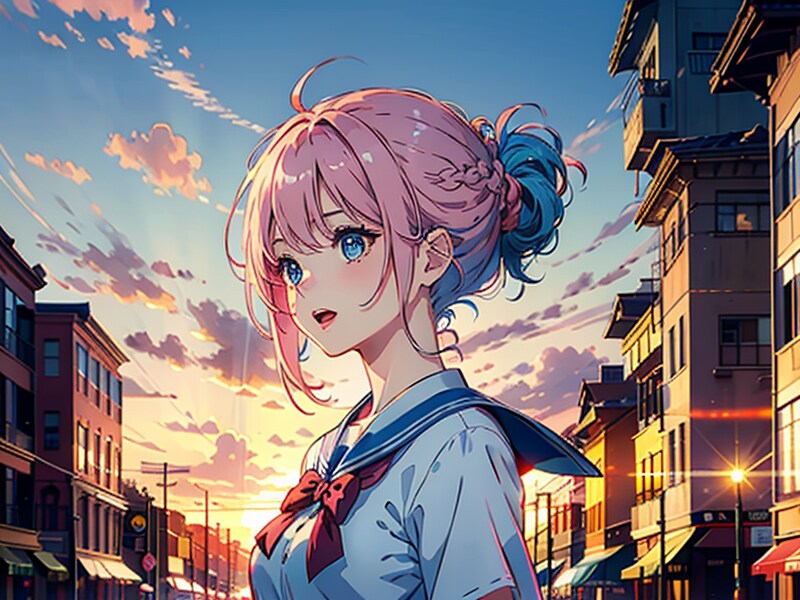 夕暮れ時