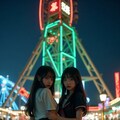 夜の遊園地2 3枚目