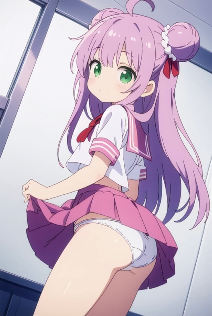 ピンクのスカート☆