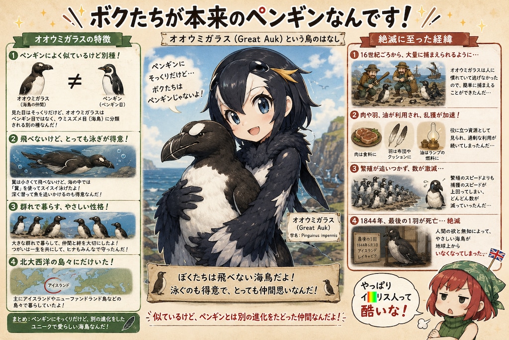 オオウミガラス🐧