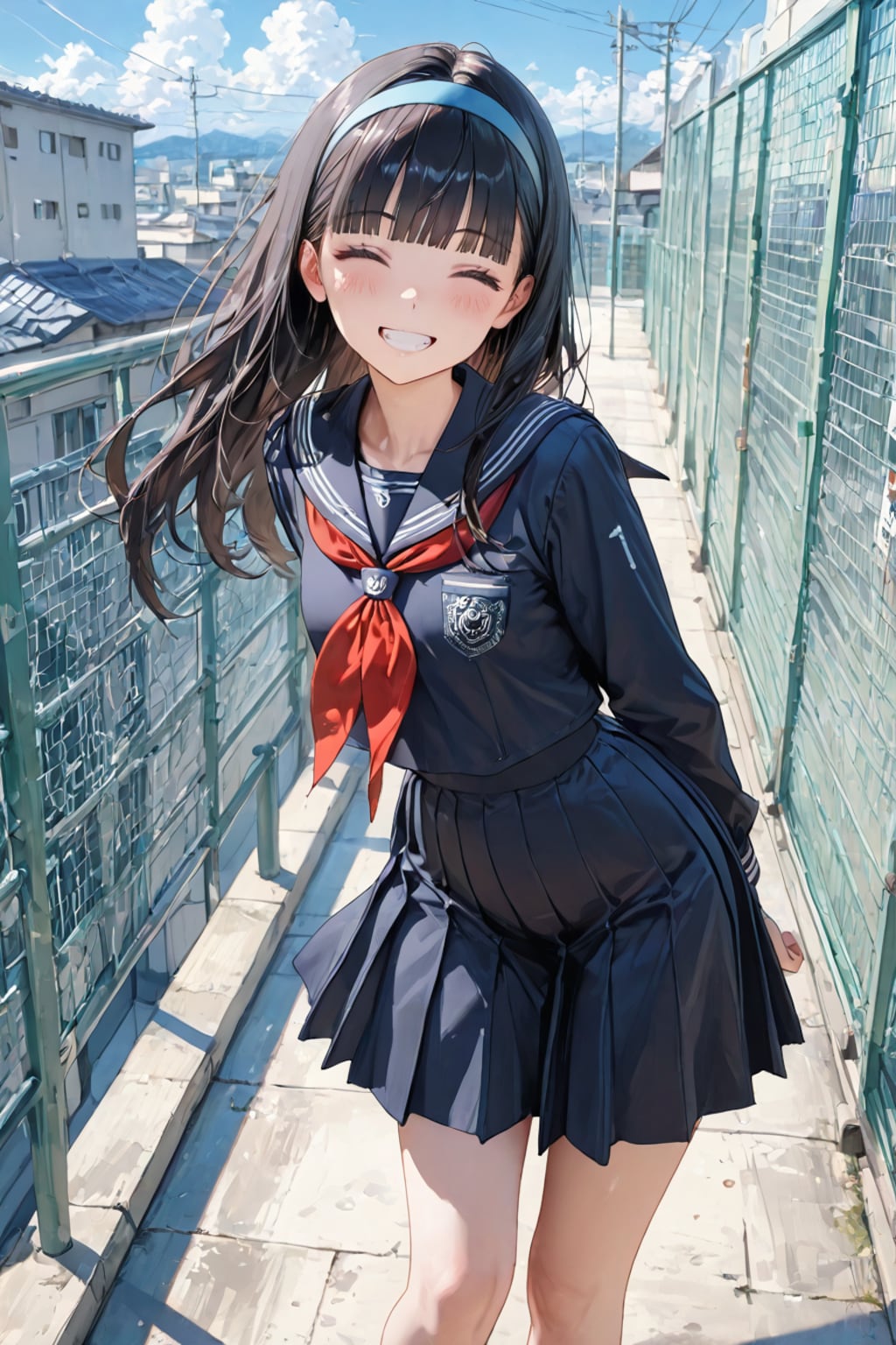 同級生JKと二人屋上で昼休みデート☺️