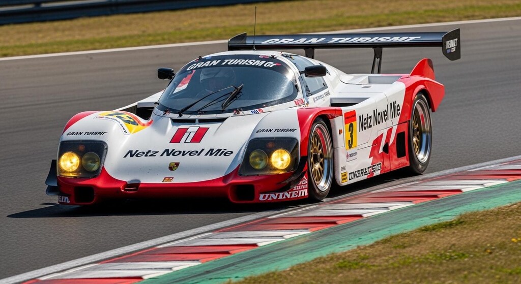 ポルシェ962Cレーシングカー