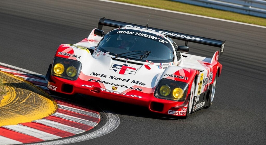 ポルシェ962Cレーシングカー