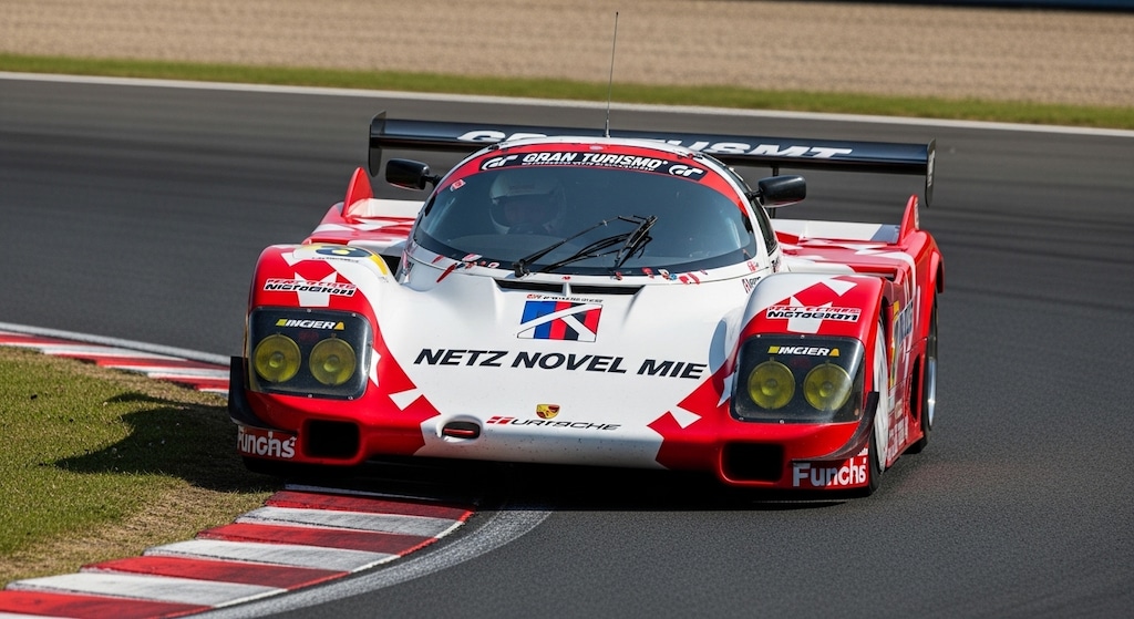 ポルシェ962Cレーシングカー